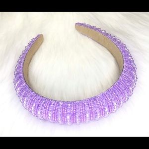 Purple Rhinestone Headband